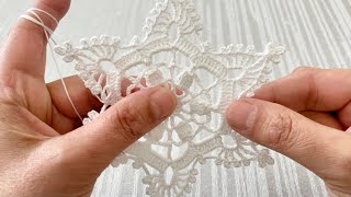 HEARTWARMING Crochet Snowflake Pattern Tutorial  Trend Crochet Patterns [upl. by Steinway]