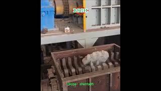 Scrap Shredder Machine TwinShaft Shredding Machine  What Is A Shredder Used For  BSGH Supplier [upl. by Goulden]