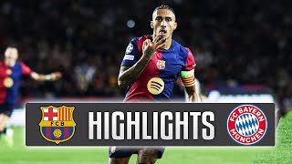 Barcelona  Bayern Munich 41 Highlights Champions League  Raphinha amazing Hattrick [upl. by Whitcher]