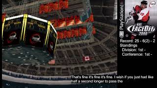 NHL FaceOff 2000  Season 01  Game 34 vs Nashville [upl. by Lanae417]