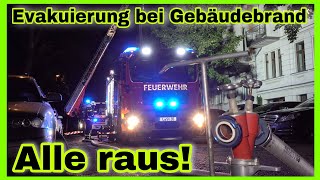 🚒BRAND IM DACHGESCHOSS🔥Wohnhaus im Leipziger Waldstraßenviertel evakuiert❌️ [upl. by Cowey]