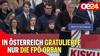 UngarnWahl In Österreich gratulierte nur die FPÖ Orbán [upl. by Hgielyak899]