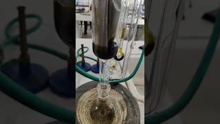 Extraction of caffeine from tea soxhlet apparatus youtubeshorts short pharmacy college [upl. by Corson433]