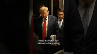 Trump Fined 9000 for Violating Gag Order in New York Trial [upl. by Derward]