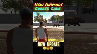 New Animal create codes ll Indian bikes driving 3D game plugin New update ytshorts trending viral [upl. by Alon622]