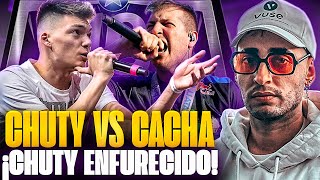 TU NOVIA 💀 BLON reacciona a CHUTY VS CACHA en LIGA VENOM 💢 se picó 💢 [upl. by Muslim445]