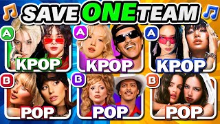 KPOP vs POP 3 SONGS vs 3 SONGS✨Save One Drop One  Kpop Quiz 2024 [upl. by Cita]