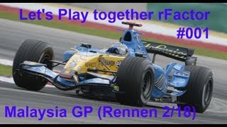 rFactor 002 HD  Grand Prix von Malaysia Rennen 218  Lets Play rFactor [upl. by Moria]