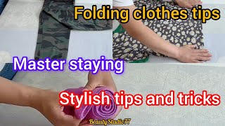 Master the Art of Folding Clothes Stylish Tips for a Perfect Wardrobe foldclothes stylishtips [upl. by Bolt247]