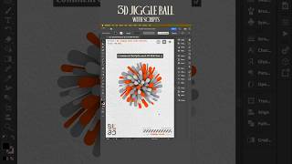 Create 3D Jiggle Ball in illustrator adobeillustrator illustratortutorial graphicdesign adobe [upl. by Ruggiero]