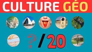 20 questions pour tester ta culture GÉOgraphique [upl. by Annairb]