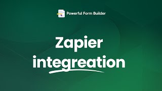 Zapier integration [upl. by Annailuj]