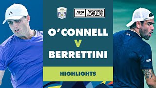 Christopher OConnell vs Matteo Berrettini Highlights  Rolex Shanghai Masters 2024 [upl. by Meggs]