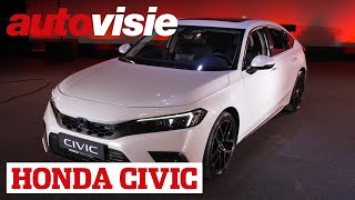 De Honda Civic komt bijna alleen als hybride naar Europa  Autovisie  4K [upl. by Fenn626]