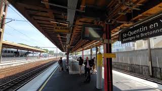 SaintQuentin en Yvelines train station Paris France 🇫🇷 [upl. by Gnov]