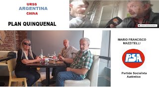 MARIO MAZZITELLI Argentino Socialismo auténtico reportaje PLAN QUINQUENAL [upl. by Googins]