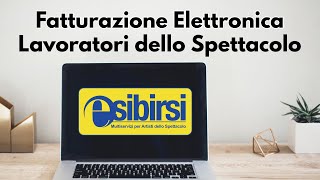 Fatturazione Elettronica per lavoratori dello spettacolo [upl. by Orihakat]