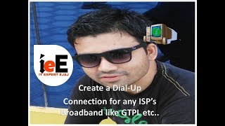 Create a dialup connection for GTPL Broadband Or Any ISPs Broadband [upl. by Dulcie]