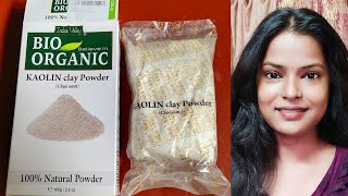 I Applied Kaolin Clay On My Face For 7 Days  How To Apply Kaolin Clay On Face Kaolin clay Benefit [upl. by Eniawed]