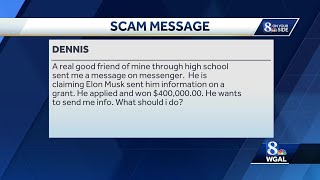 Scam offers fake grant through Facebook Messenger [upl. by Nelia9]