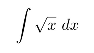 Integralrechnung Wurzel integrieren  INTEGRIEREN LERNEN 11 [upl. by Keon851]