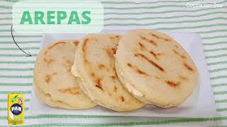 COMO HACER AREPAS venezolanas  receta facil [upl. by Rokach]