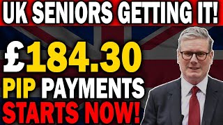 UK PENSIONERS GETTING IT  £18430 PIP PAYMENTS START NOW [upl. by Lavinie]