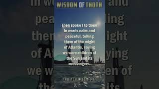 Wisdom of Thoth 6 Tablet 1 lines 139146 from Emerald Tablets [upl. by Norag]