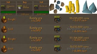 F2P Flipping  Runite Ore Made Me So Much Money [upl. by Cuthbertson]