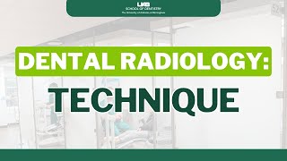 Dental Radiology Technique [upl. by Sadirah]