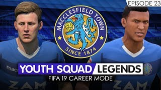 FIFA 19 CAREER MODE Ep 23  Macclesfield RTG  Youth Academy YOUTH SQUAD LEGENDS  EMPEROR [upl. by Wyn]