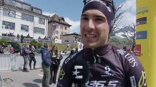 Matteo Moschetti  Interview at the start  Stage 1  Tour de Romandie 2024 [upl. by Odnamla892]