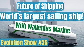 World’s largest sailing ship future of shipping with Wallenius Marine [upl. by Nofpets474]