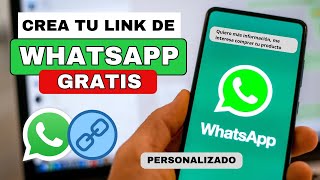 ✅ COMO crear un LINK DE WHATSAPP GRATIS 👉 Tutorial PASO a PASO [upl. by Steffie]