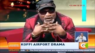 KOFFI OLOMIDE A SEXPLIQUER NA CHAINE KENYANE PONA BITUMBA YA AEROPORT [upl. by Huntington]