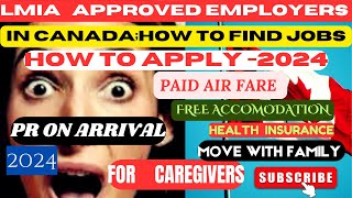 10 LMIA APPROVED EMPLOYERS IN CANADA HOW TO FIND JOBS AND APPLY IN 2024 [upl. by Leonie]