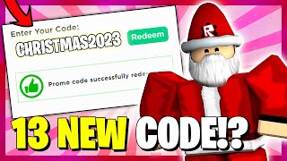 2023 NEW Promo Codes in ROBLOX 🎄 [upl. by Ingunna]