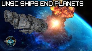 UNSC Ships Should End Planets  Lore and Theory [upl. by Onairam]