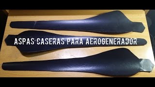 Hacer aspas caseras de PVC para aerogenerador  Generador eólico parte 12 [upl. by Aridnere]