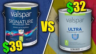 Valspar Ultra vs Signature Which paint should you buy [upl. by Arrimat]