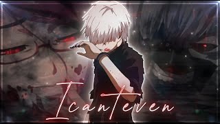 Icanteven  Kaneki x Rizze 🌹 AMVEdit 4K [upl. by Nnyllatsyrc]