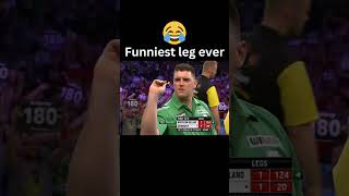 Wait for his reaction at the end 😅 darts [upl. by Heddi]