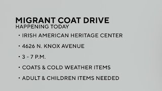 Irish American Heritage Center hosting Migrant Coat Drive on Chicagos Far North Side [upl. by Godfry402]