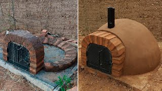 Como hacer un HORNO DE BARRO a Leña Paso A Paso  Horno de Ladrillo  Como construir un Horno Casero [upl. by Anawit477]