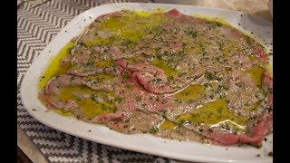 Carpaccio di manzo con erbe aromatiche [upl. by Oironoh]