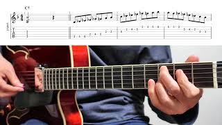 Half Whole Diminished Scale 《 Guitar Exercise 126 》 コンビネーション・オブ・ディミニッシュ・スケールのエクササイズ❕ 【TAB ⇒ 概要欄】 [upl. by Monroe]