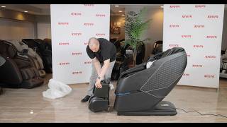 Kyota Kizuna M688 Massage Chair Assembly Tutorial [upl. by Nosnibor]