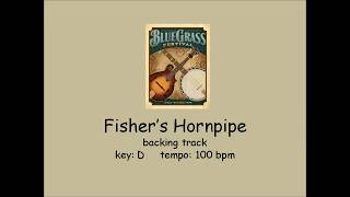 Fishers Hornpipe  bluegrass backing track [upl. by Akemad69]