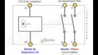 contacteur jour et nuit 2eme parite [upl. by Sterling]