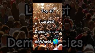 Top Democracies of World 2024 🔥 shorts top facts country education [upl. by Goldi]